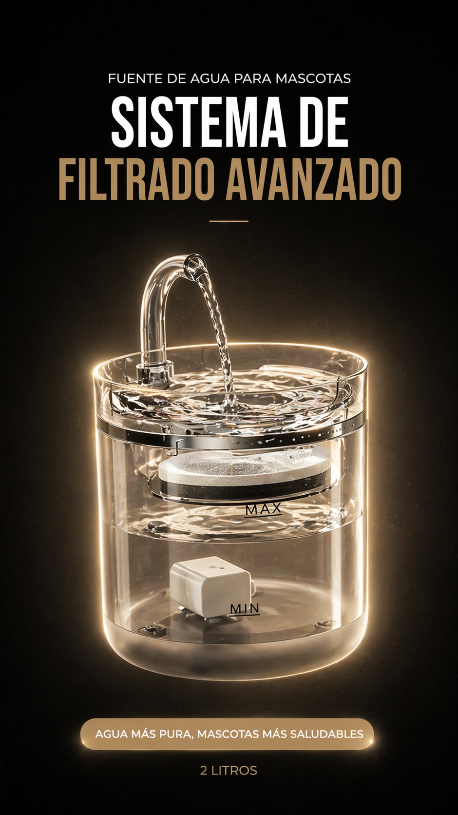 NUEVA FUENTE DE AGUA PARA MASCOTAS